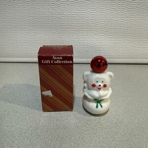 Avon Snug Cub Decanter With  Here My Heart Cologne 1 oz. - New in Box